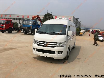 国六 福田G7单 双排多用途冷藏车