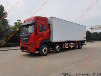 （厢长9.6米）东风天龙前四后八冷藏车